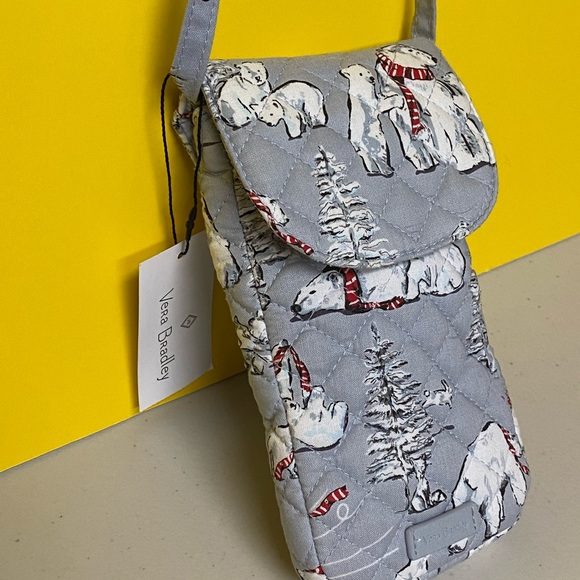 Verá Bradley Carson Cellphone Crossbody Beary Merry - Picture 13 of 13